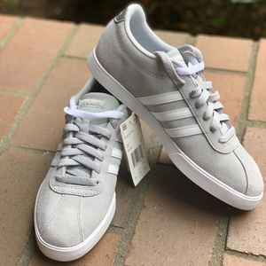 NWT Adidas Courtset Grey sneakers sz 8.5
